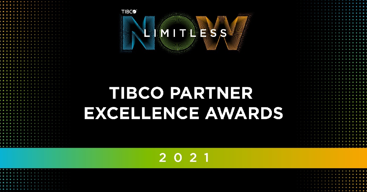 TIBCO 2021 Partner Awards Showcase Depth of Channel Vision and Expertise